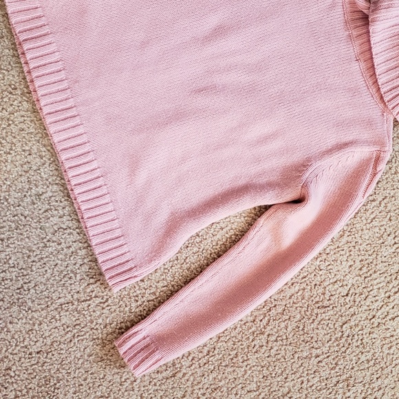 x2 Beautiful Braided Pink Cozy Women's Sweater - Picture 10 of 15